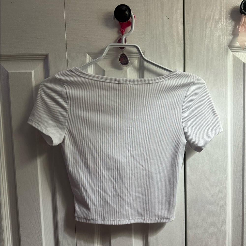 white tee - Picture 2 of 2